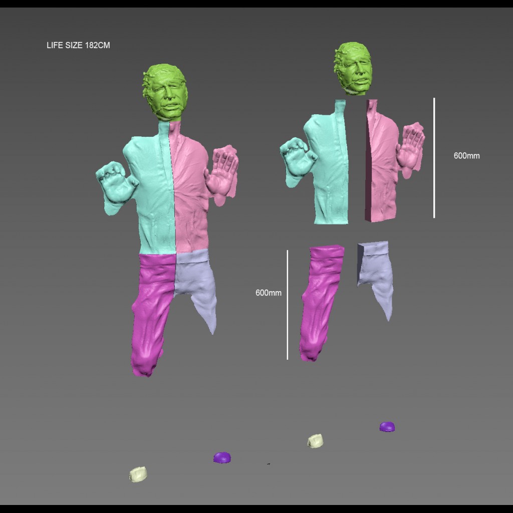 Han Solo en Carbonite 1/3em 620 mm - 9