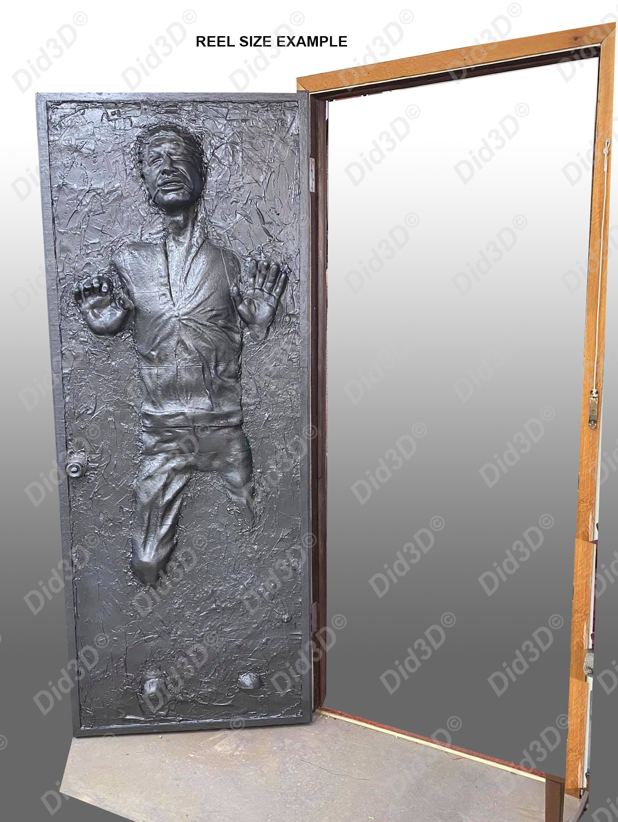 Han Solo en Carbonite 1/3em 620 mm - 8