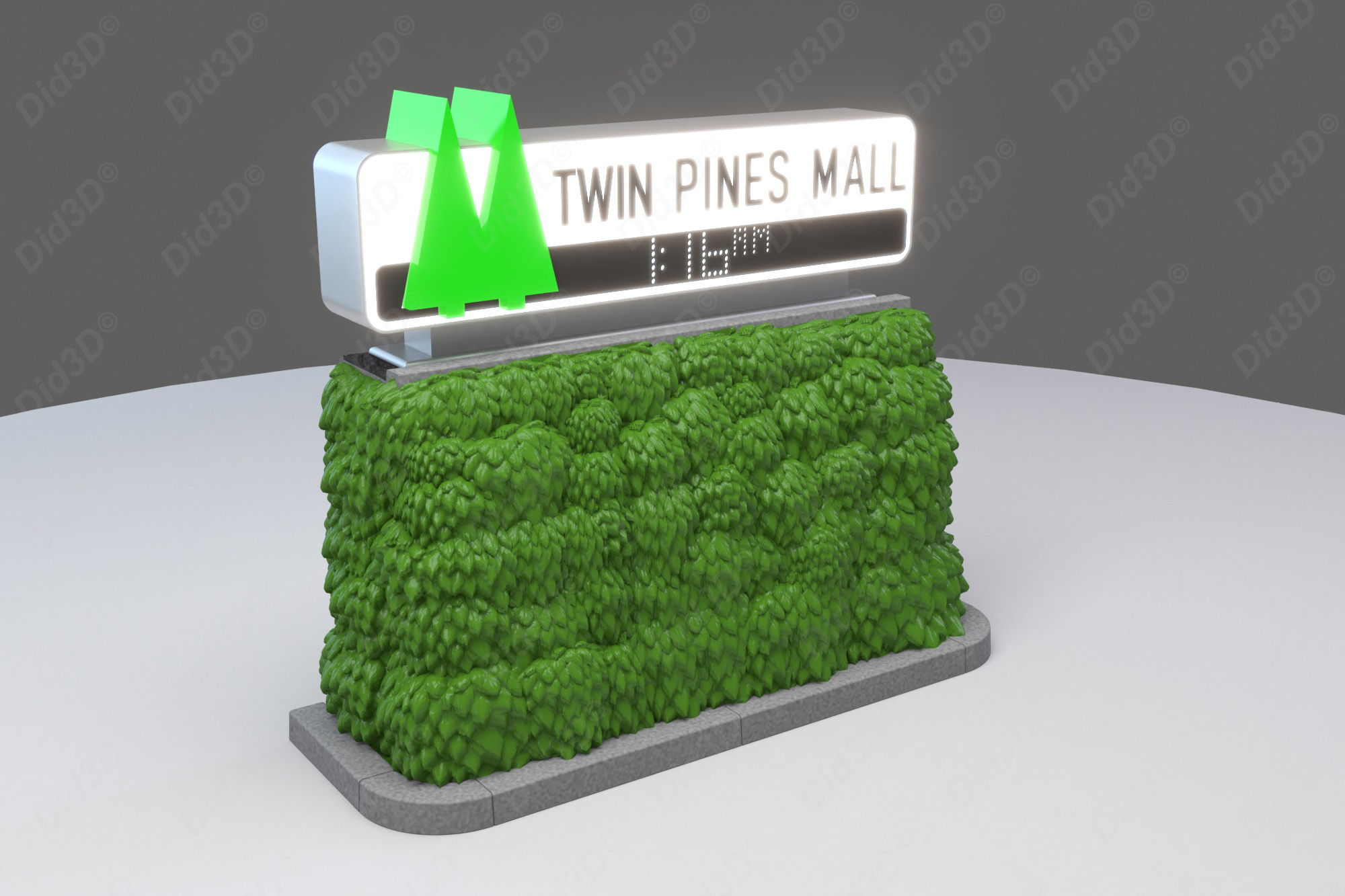 TWIN PINES MALL Enseigne 1/30em 200mm - 3