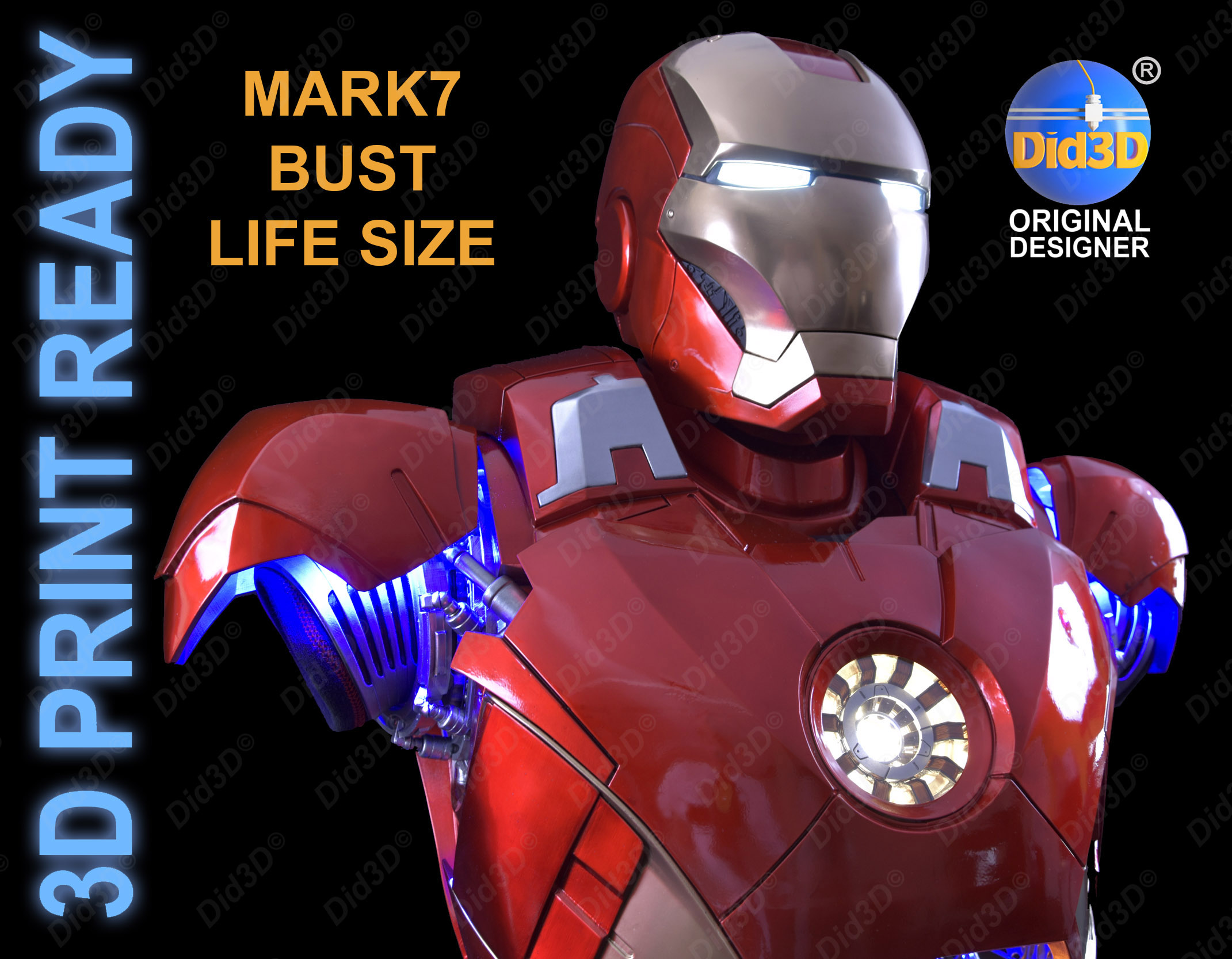 IRONMAN MARK VII BUST Taille reel 750mm