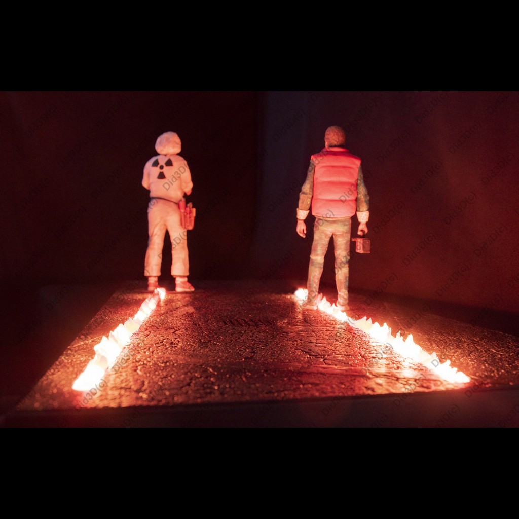 Base En feu  Delorean 1/8em 800mm - 6