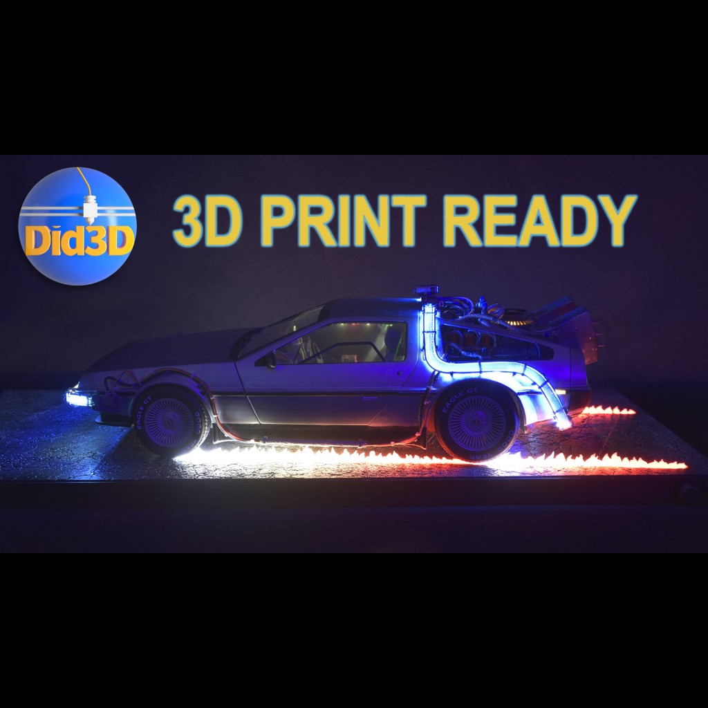 Base En feu  Delorean 1/8em 800mm - 7