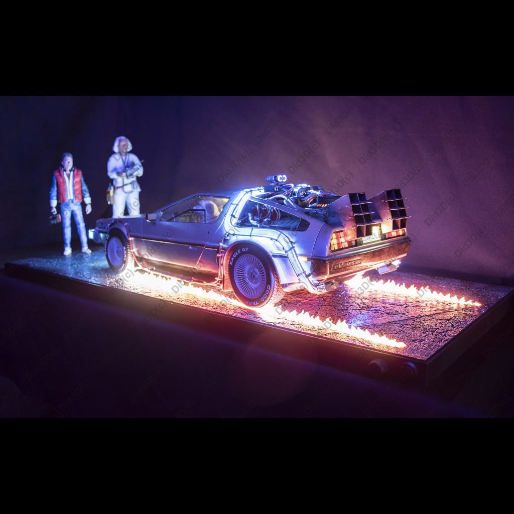 Base En feu  Delorean 1/8em 800mm - 8