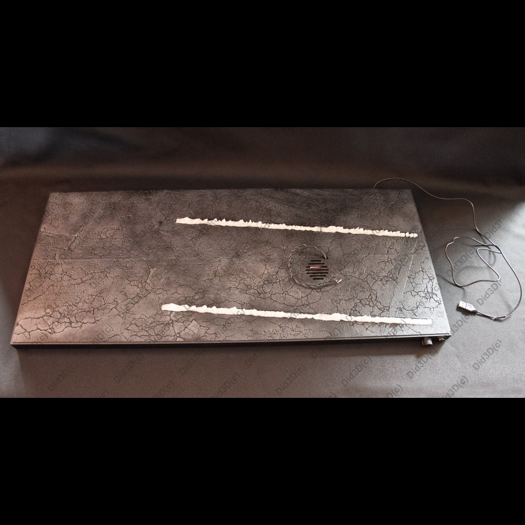 Base En feu  Delorean 1/8em 800mm - 9