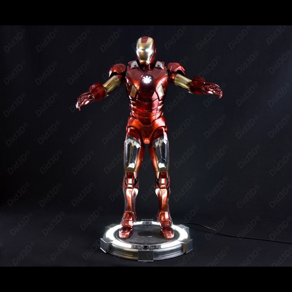 IRON MAN MRK7 ANIMATRONIQUE 62cm 3D print model - 5