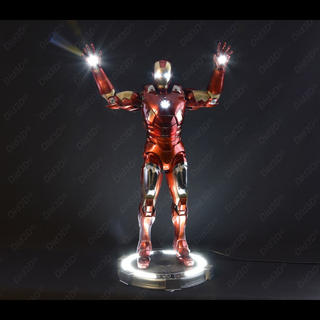 IRON MAN MRK7 ANIMATRONIQUE 62cm 3D print model - 9