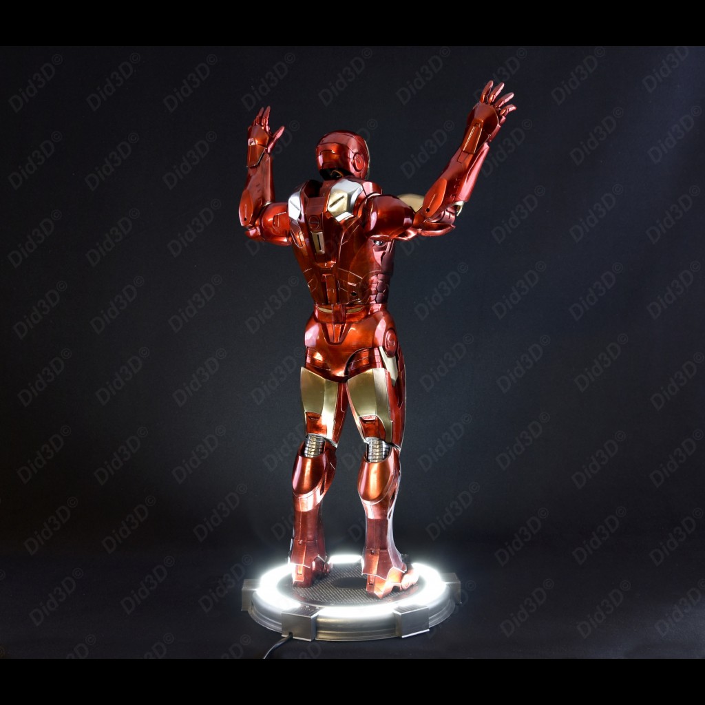 IRON MAN MRK7 ANIMATRONIQUE 62cm 3D print model - 10