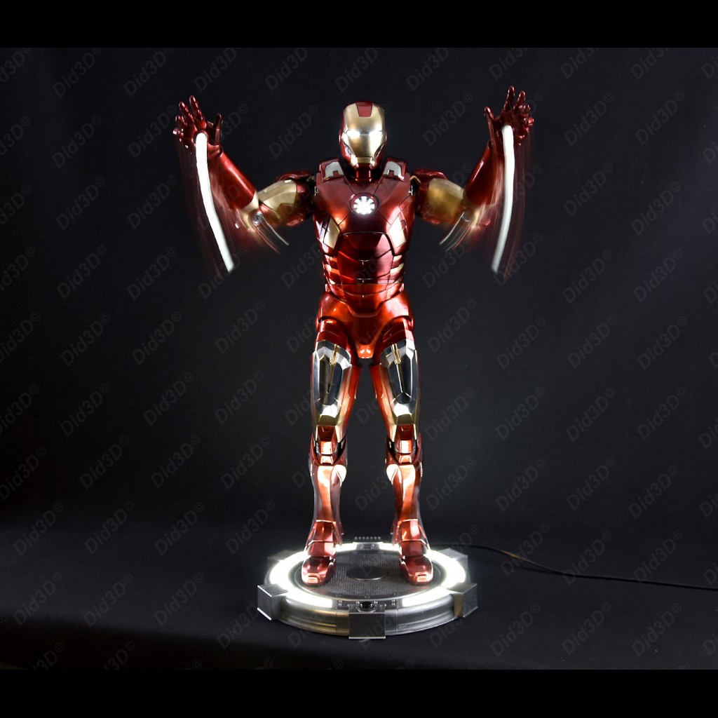 IRON MAN MRK7 ANIMATRONIQUE 62cm 3D print model - 4