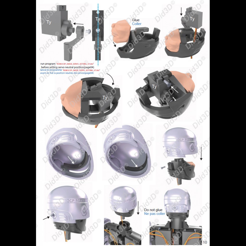 ROBOCOP Animatronic Did3D 62cm - 14