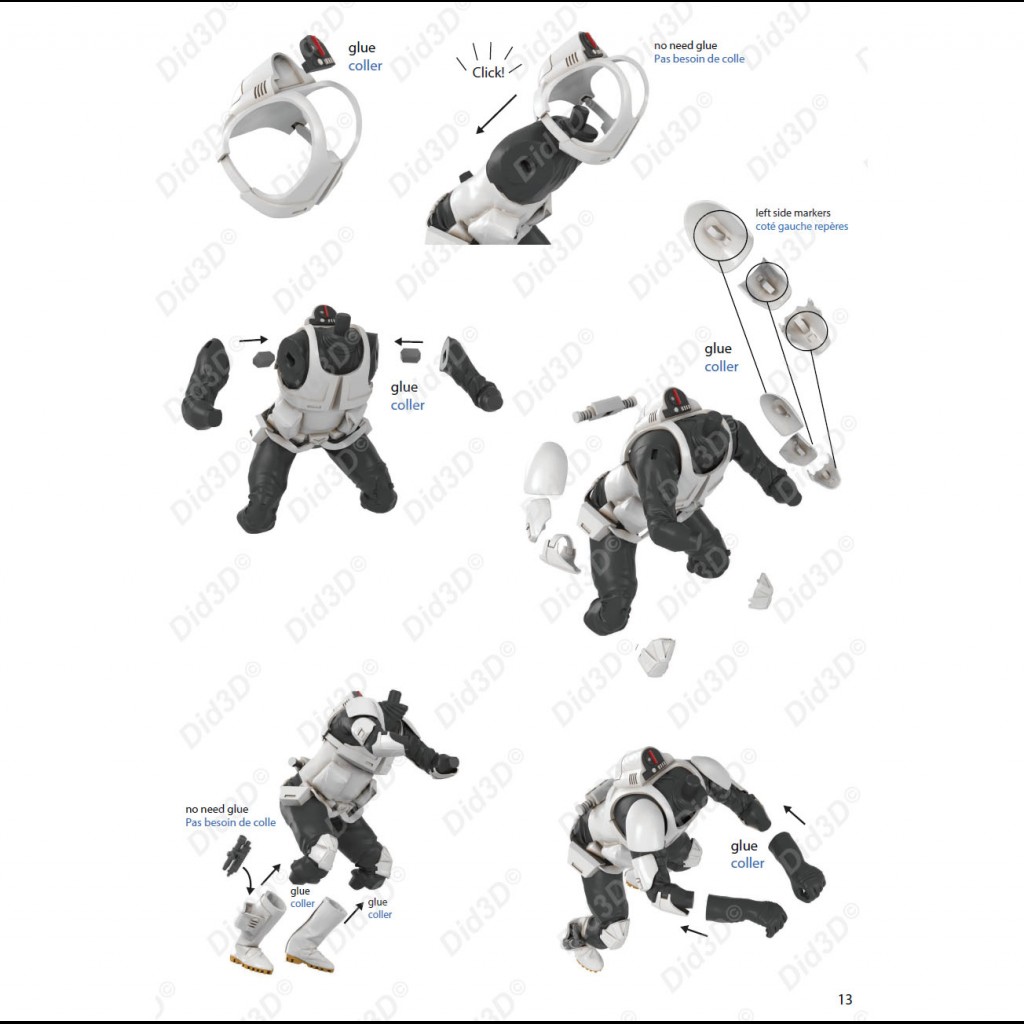 Bike Trooper Did3D Animatronic 1-8 Scale 500mm 22 - 23