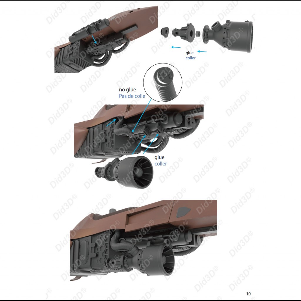Bike Trooper Did3D Animatronic 1-8 Scale 500mm 22 - 21