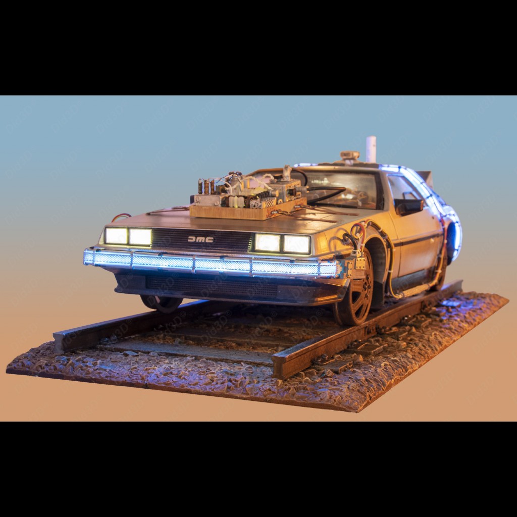 KIT DELOREAN BTTF3 - 4