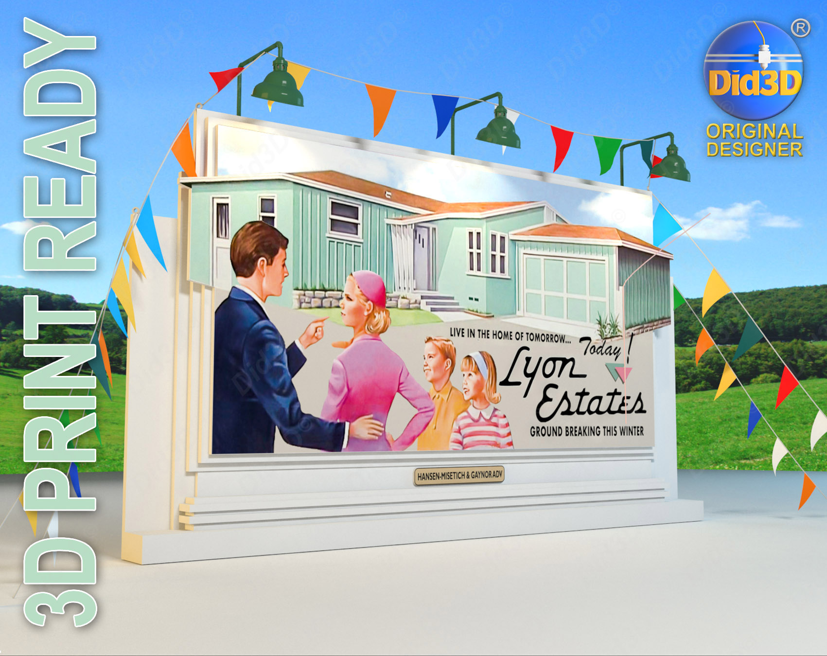 Panneau Lyon Estates (BTTF) 1-8em