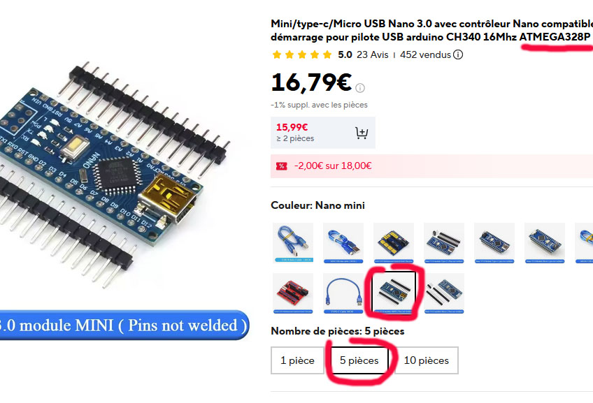 Arduino NANO 328P